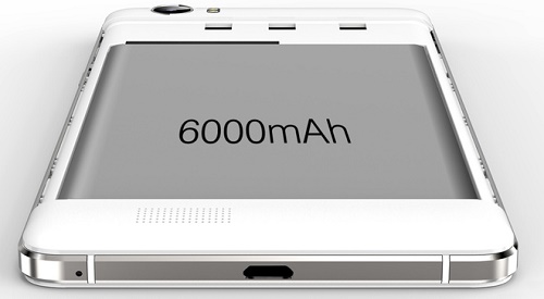 Smartphone Oukitel K6000 có pin 6000 mAh